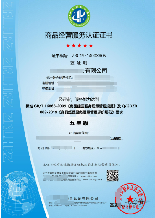 商品經營服務認證-海南許可資質  錢生錢財務